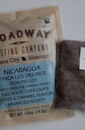 Broadway 5 Pack Steeped Brew Bags – It’s Coffee not Tea!